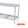 Mesa Panificadora Desmontavel Bancada Com Paneleiro 87x160x60 em Aço Inox Mes-16i - Braesi B18264