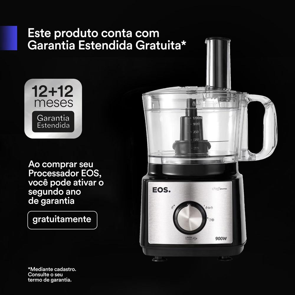 Processador de Alimentos 7 em 1 com Duas Velocidades Inox EPS01I 220V - EOS B170840