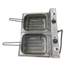 Semi - Fritador Elétrico Profissional Retangular Óleo 2 Cubas Sfe212 Venâncio 220v