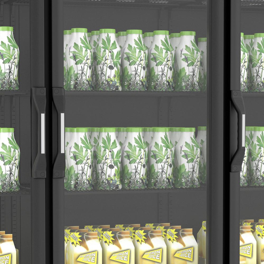 Autosserviço Expositor Vanguard Para Refrigerados 4 Portas Preto 0°C a 7°C ASVR4PPP 220V - Refrimate
