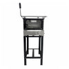 Forno Industrial a Gás Lastro Inox Fir80g Venâncio Com pá Para Pizza Tramontina e Kit Gás