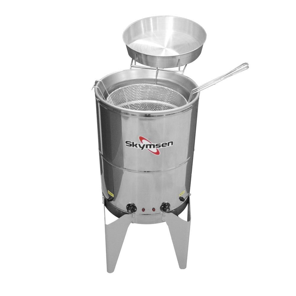 Fritadeira Industrial Elétrica Água e Óleo 24L 8000W FC8 220V - Skymsen