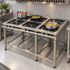 Fogão Inox De Encosto 6 Queimadores PMDINOX-600 Encosto - Progás P38213