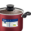 Caldeirão Paris Alumínio Revestimento Antiaderente Starflon Max Vermelho Ø18cm - Tramontina 28530718