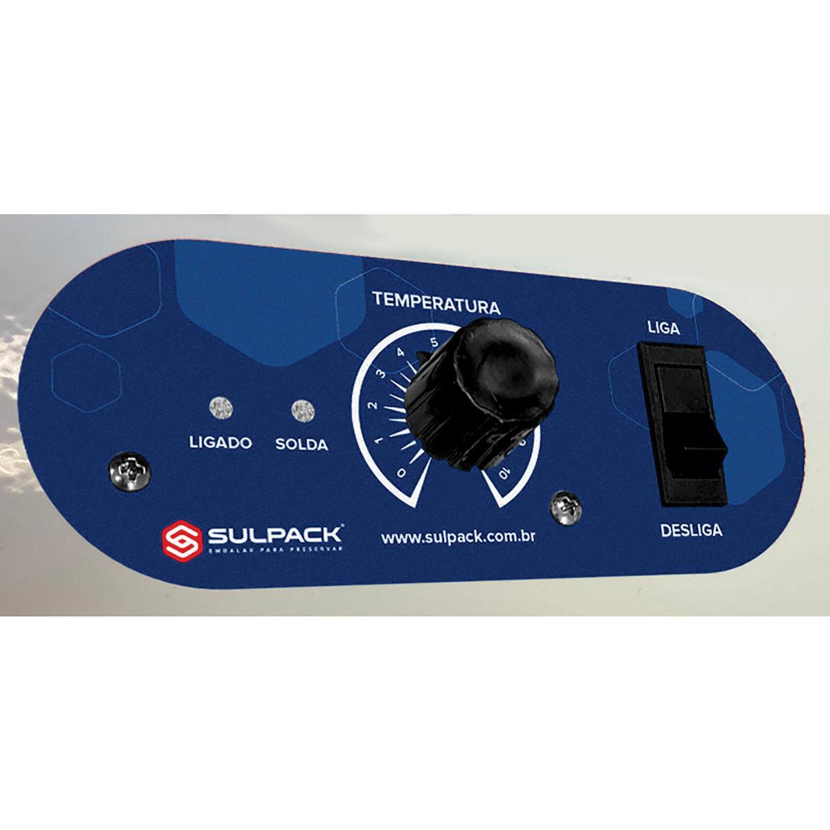 Seladora de Pedal Profissional Para Embalagens Comercial SP 510 TE G2 Bivolt - Sulpack