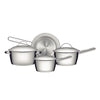 Conjunto de Panelas Allegra Inox 4 Peças E Chaleira Elétrica ECH01 1,8L 220v - Eos