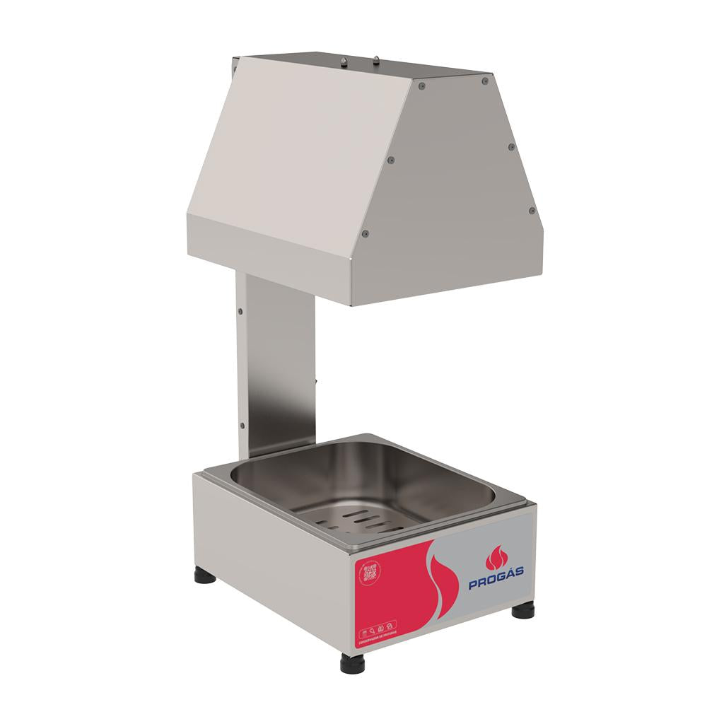 Conservador de Frituras E Alimentos Profissional Inox Elétrico 1 Cuba GN PRCF-10 220V - Progás