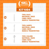 KIT - Jogo de Facas, Garfos e Colheres Luxo Laguna 108 Peças em Aço Inox ITOP - Tramontina