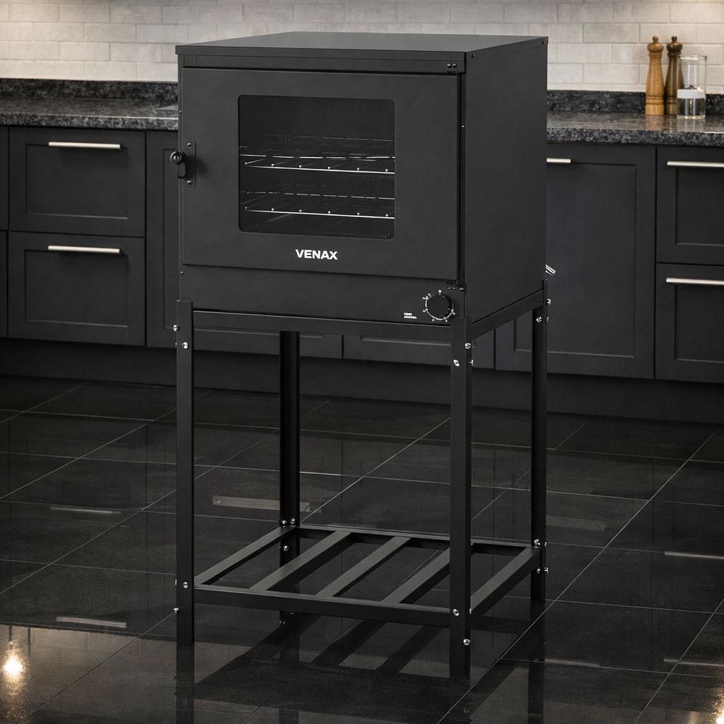 Forno Industrial FI 109L Com Base Preto Interno Esmaltado Gás GLP FI109CB - Venax 9728