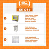 Kit - Forno Turbo Prp-004 Plus Digital 220v Amarelo + Bancada Mes-004 + 4 Assadeiras - Progás