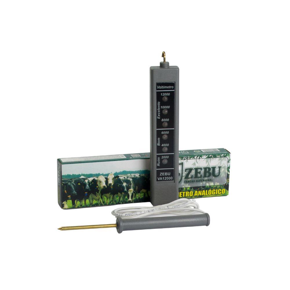 Eletrificador de Cercas Elétricas Para Grandes Propriedades ZK300 220V + Voltímetro - Zebu
