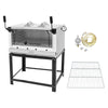 Kit - Forno Gás Industrial Roma Inox Infravermelho Firiv90 + Grade Extra + Kit Gás 2kg