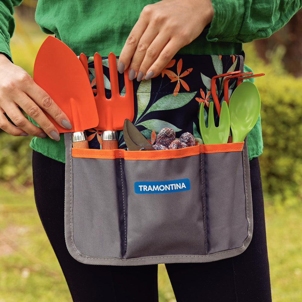 Conjunto Para Jardinagem Ferramentas Diversas Cinto 8 Peças - Tramontina 78119805