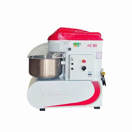 Amassadeira Espiral 80 kg Masseira Industrial Epóxi 2 Velocidades AE 80 G2 Trifásica 220T - Gpaniz 36010