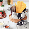 Espagueteira Brava em Aço Inox Fundo Triplo Tampa Perfurada 24 cm 6,1 l - Tramontina 62417240