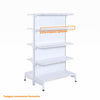 Gôndola Prateleira New Plus 1,70 Central Inicial GCI - SA Gôndolas Porta Etiquetas Branco