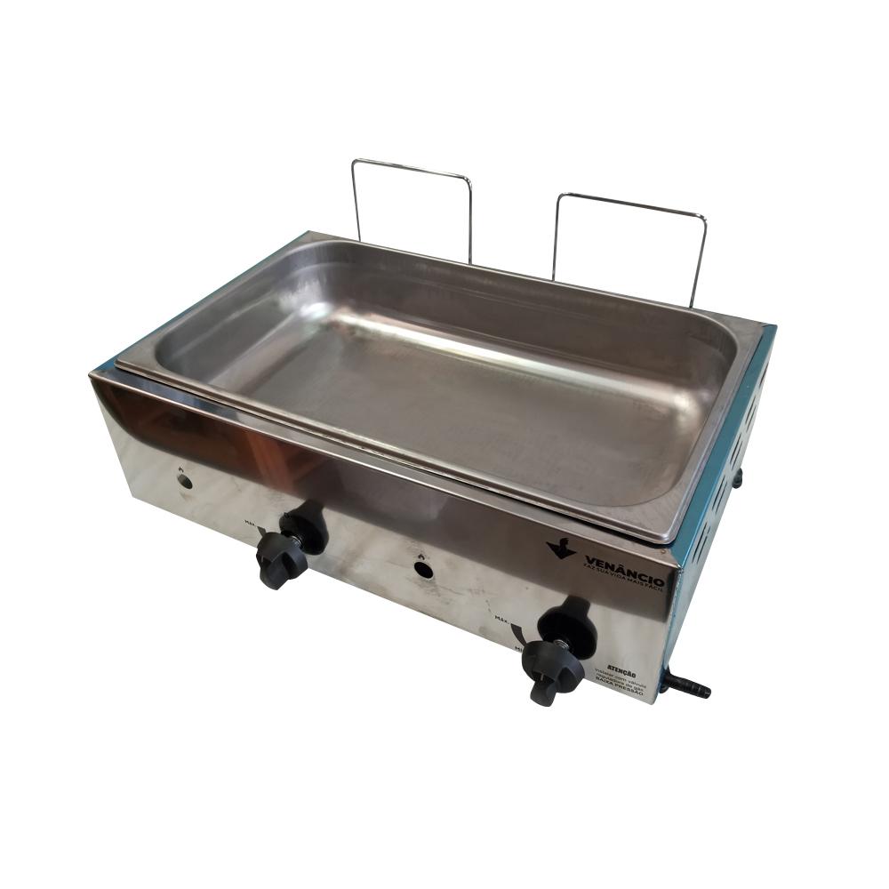 Fritadeira Profissional a Gás 10 Litros Tacho 1 Cuba Óleo SFG 111 - Venâncio