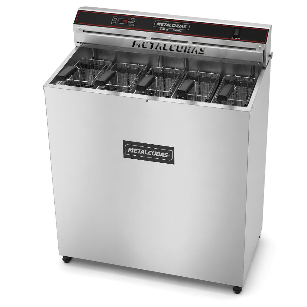 Fritador Água e Óleo Elétrico 45 Litros de Pedestal 1000w FAO 45 220v - Metalcubas 27090