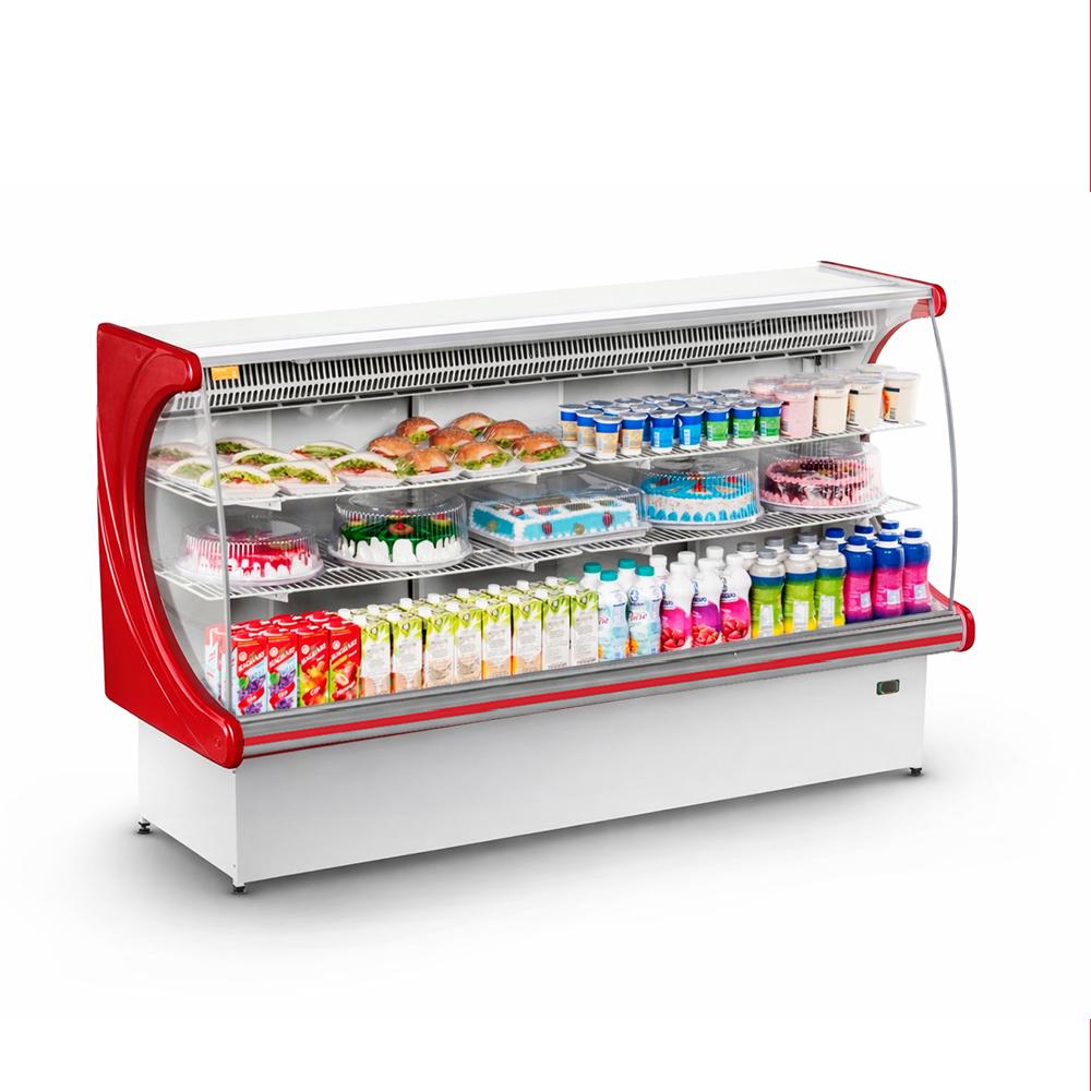 Vitrine Panoramica Refrigerada Serpentina 1,80m VPRS 1800 220V - Refrimate