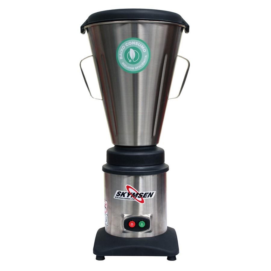 Liquidificador De Baixa Rotação Comercial Inox 8 Litros Monobloco 1/2 CV 4500RPM LC08 127V - Skymsen 565849