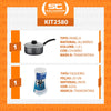 Panela Turim Alumínio Chumbo Antiaderente 1,4L PTC + Faqueiro Leme 20pc - Tramontina