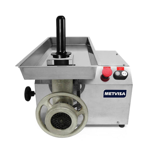 Picador Moedor de Carne Profissional Para Açougues Boca 22 Aço Carbono 1cv Pcl22l 220v - Metvisa