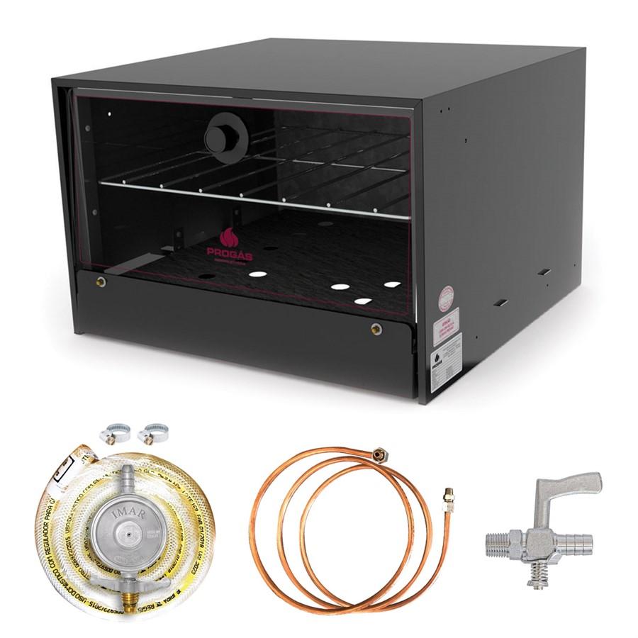 Kit Forno Profissional a Gás Baixa Pressão Semi Industrial FSI-500N + Kit Gás - Progás