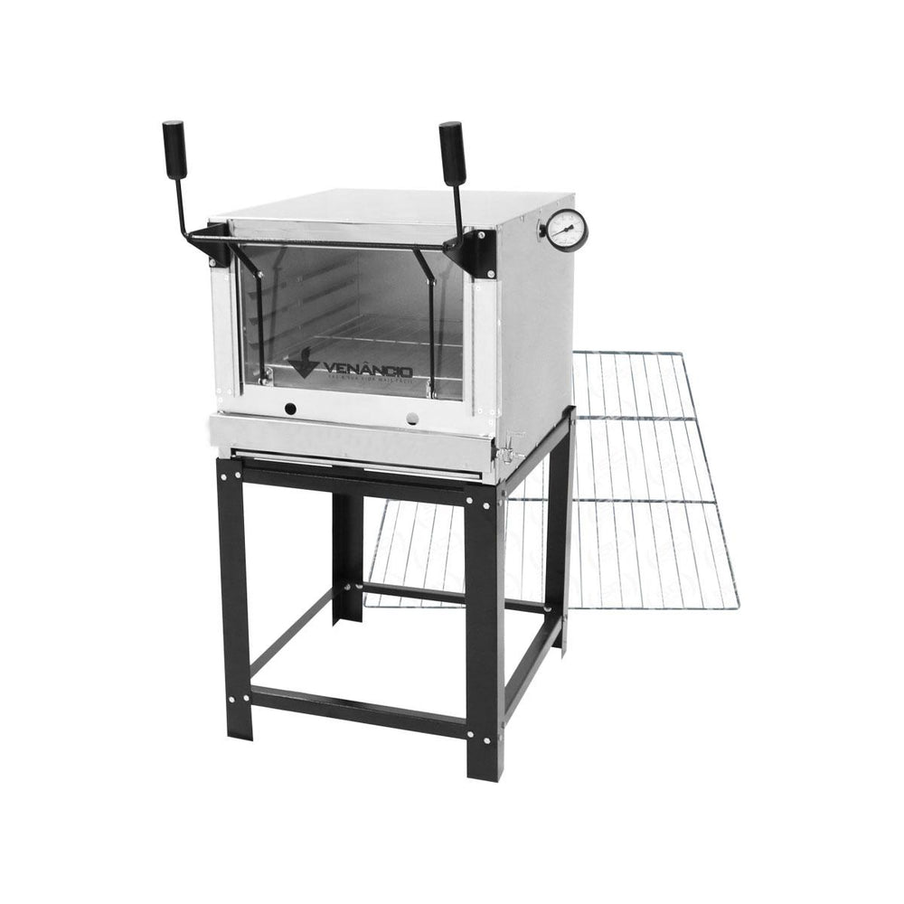 Kit Forno De Lastro a Gás Refratário Roma Inox FIRI60 + Grade Extra - Venâncio