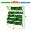 Fruteira Organizadora Lateral Em Mdf Branco Com Espelho 12 Caixas Fch4n12cx 220v - Chimafrio