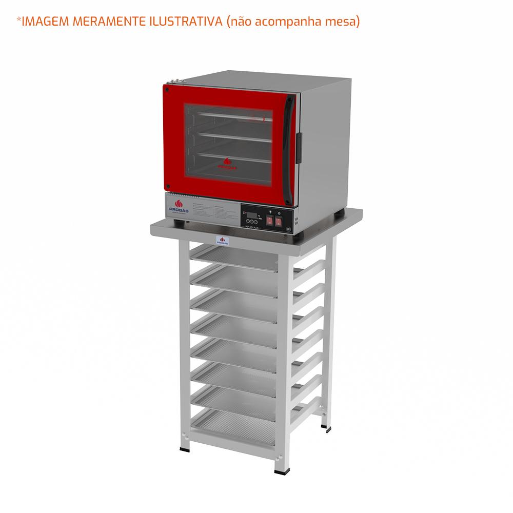 Kit Forno Turbo Elétrico PRP-004 Plus 127V Vermelho Progás + 8 Assadeiras Cimapi