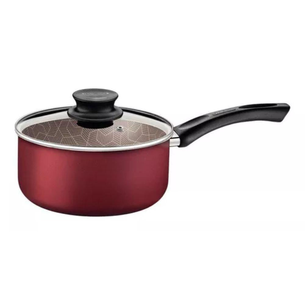 Panela Paris Alum Antiaderente Vermelho 2,9l Com Pegador de Massa Tramontina
