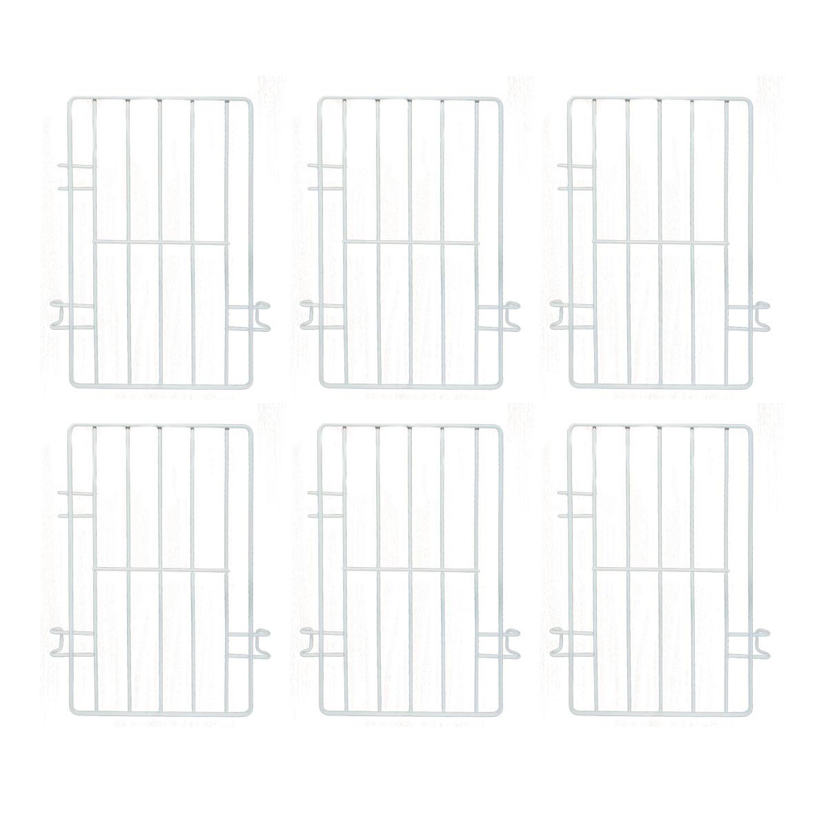 Kit - 6 Separadores Cesto Nextgen Branco - Metalfrio