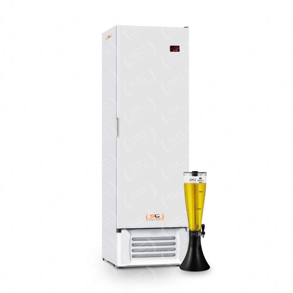 Kit Cervejeira Expositora 400L Porta Sólida VCC400S Branca 127V Refrimate + Chopeira 3,5L