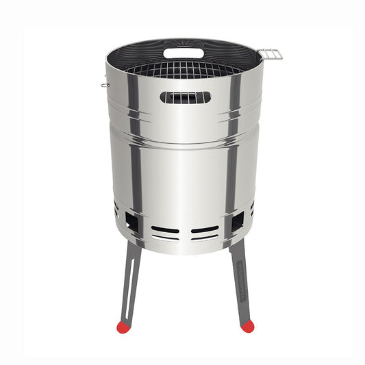 Churrasqueira a Carvão Tcp 400 Aço Inox Bandeja Para Carvão em Aço Esmaltado - Tramontina 26500006