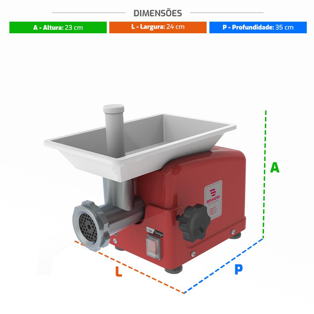 Picador Moedor De Carne Junior Bocal 05 BMC05 G2 Bivolt - Braesi