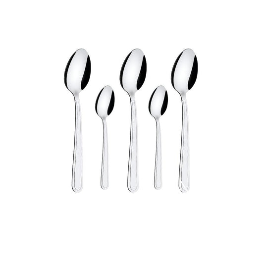 Conjunto Chá e Sobremesa Búzios 72 Peças Totalmente Em Aço Inox Ibag - Tramontina