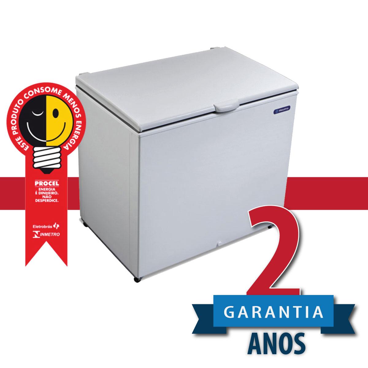 Freezer Refrigerador Congelador Horizontal Dupla Ação 293L DA302 Metalfrio