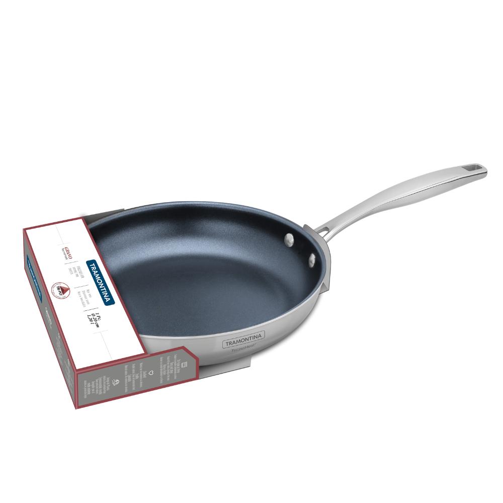 Frigideira Grano 20cm Aço Inox Triplo e Revestimento Interno Cerâmico Grafite - Tramontina 62155206