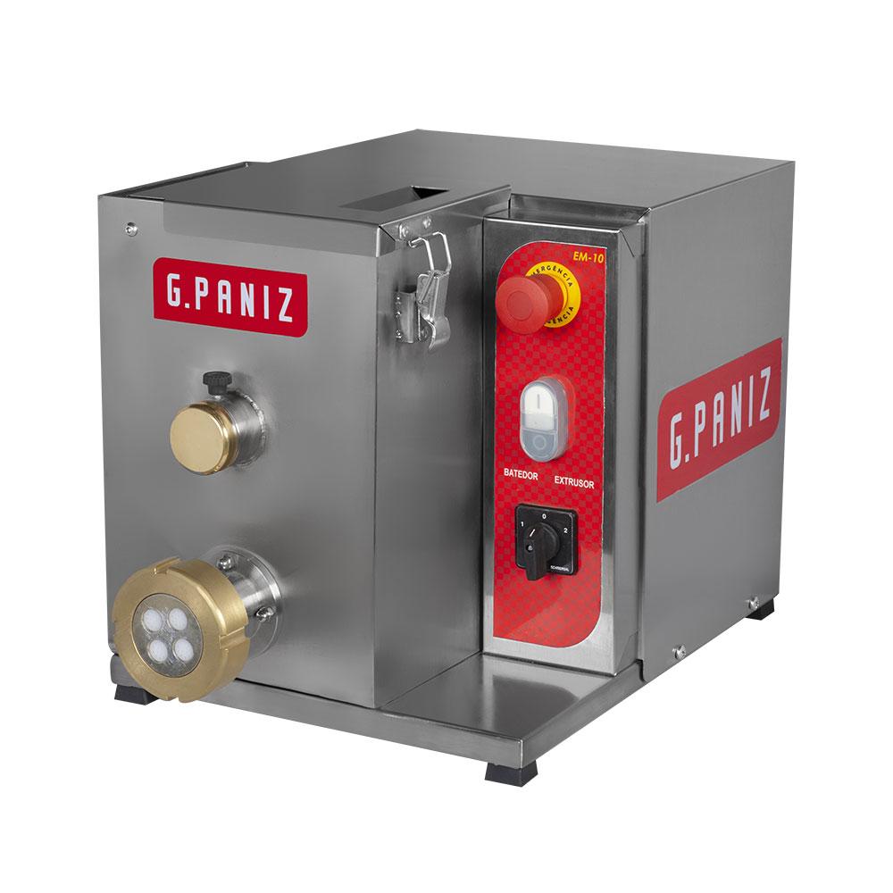 Extrusora De Massas Inox 10 Kg Industrial e Comercial Com 9 Trefilas EM10 Bivolt - Gpaniz