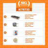 Kit Burger Gás - Prensa e Chapa Pr950g + Kit Gás + Fritadeira Pr70g + Refrigerador Vb11 - 220v