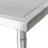 Bancada Mesa 150x70 Inox 430 Com 1 Cuba 50x40x25 Com Grade Inferior - Imeca 6812