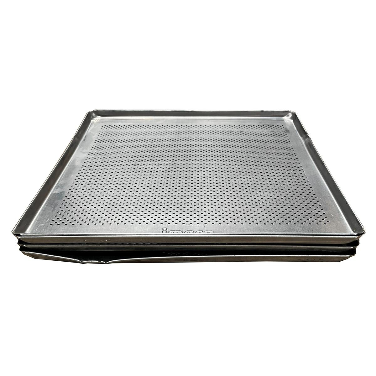 SEMINOVO - Kit 4 Assadeiras Estampada Alumínio 35cm x 35cm Prp-004/fc4emv - Imeca