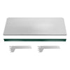 Bandeja Prateleira Com Reforço 30x91 para Gôndolas New Plus com Porta Etiqueta Verde - SA Gôndolas