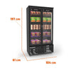 Autosserviço Vanguard Congelados 2 Portas Aquecidas -18 ºc Asvcg2ppp Preto/preto 220v - Refrimate