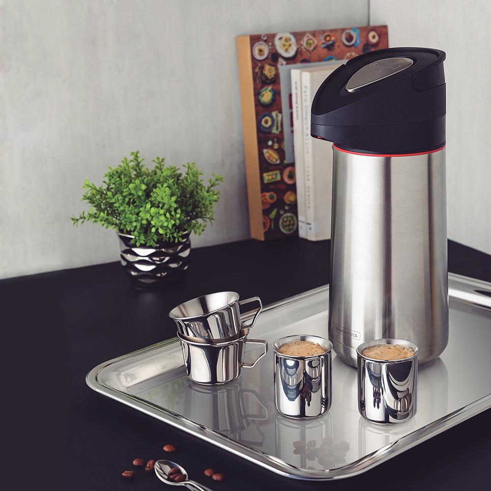 Bandeja Retangular Profissional Para Servir Buena em Aço Inox Fosco 49x33cm - Tramontina 61712481