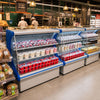 Vitrine Panorâmica Refrigerada Balcão Expositor Com Serpentina 1,00m Vprs 1000 Azul 220v - Refrimate