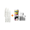 Kit - Faqueiro Premium 3 Peças + 1 Faqueiro 30 Peças Ipanema Preto - Tramontina