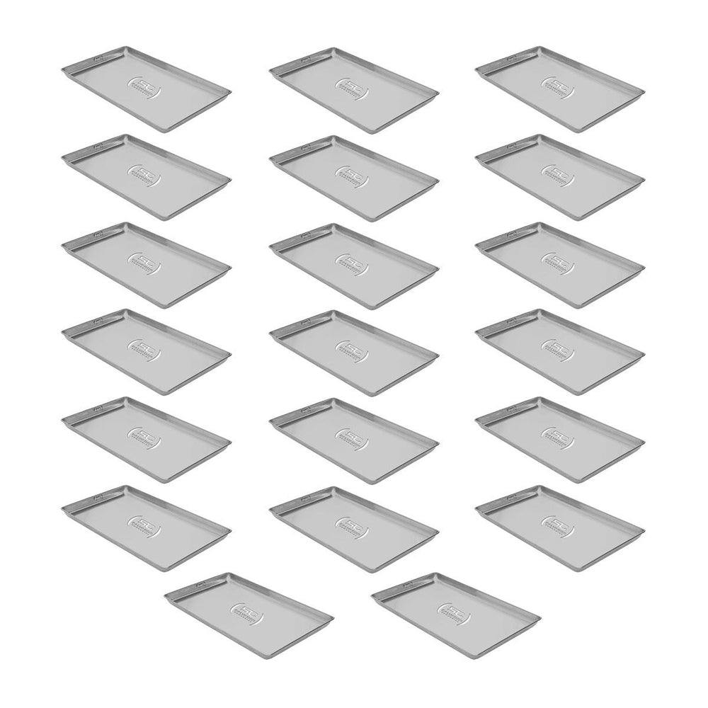 Kit 20 Formas Assadeiras Lisa Estampada Alumínio Biscoito 60x40 - Imeca