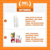 Kit - Faqueiro Premium 3 Peças + 1 Faqueiro 30 Peças Ipanema Vermelho - Tramontina