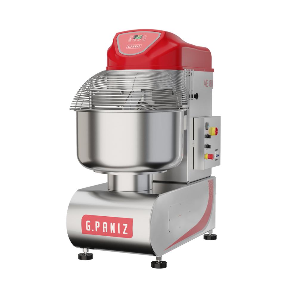 Amassadeira Espiral 80 Kg Masseira Industrial Inox 2 Velocidades AE 80 G2 I Trifásica 380T - Gpaniz 36208